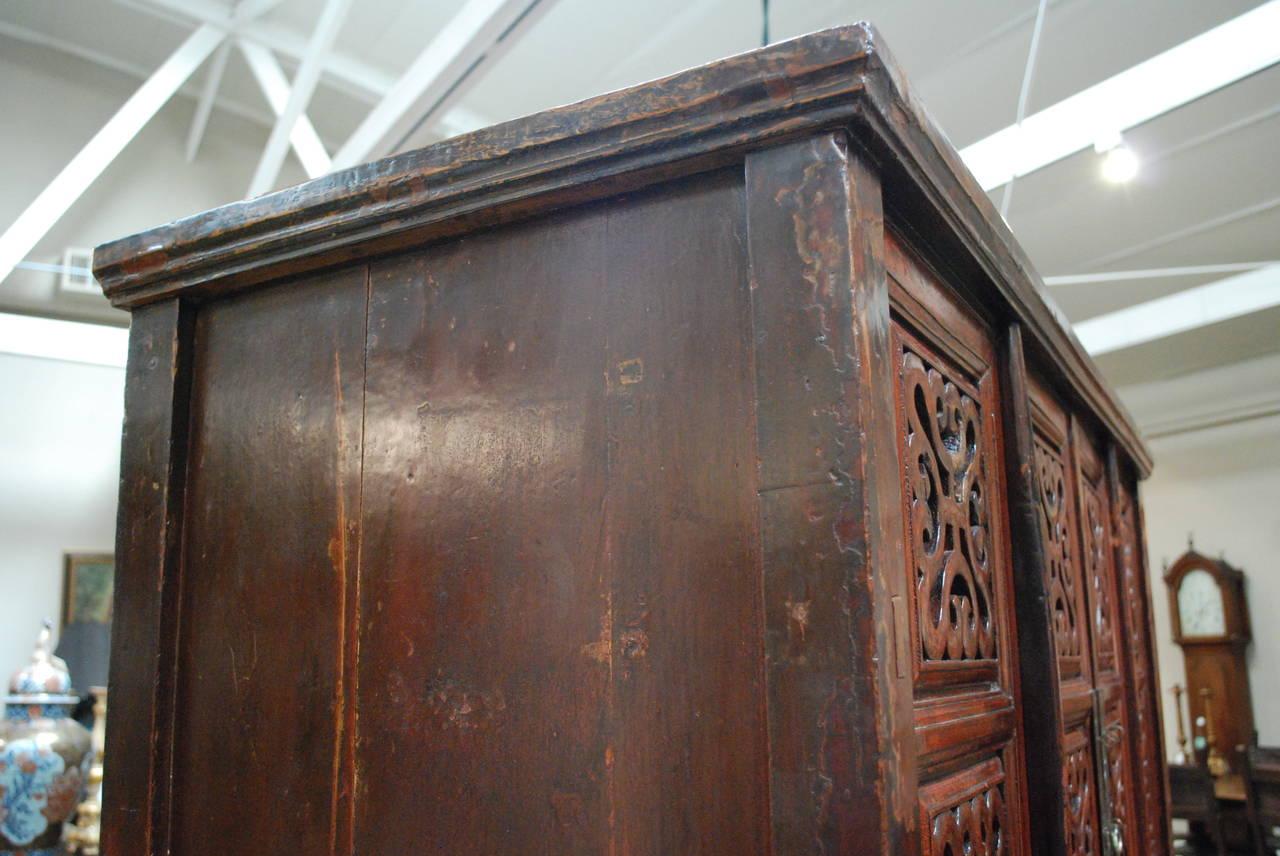 Wood 18th Century Chinese Kitchen Cabinet For Sale