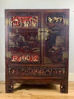 18th Century Chinese Lacquered Cabinet - Fujian Province