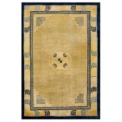 Tapis chinois Ningxia du 18ème siècle ( 7 'x 10'2'' - 213 x 309 )