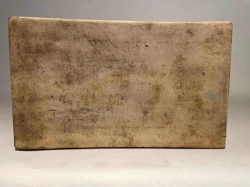 18th Century Chinese Parchment Covered Box With Bronze Mounts  For Sale 6