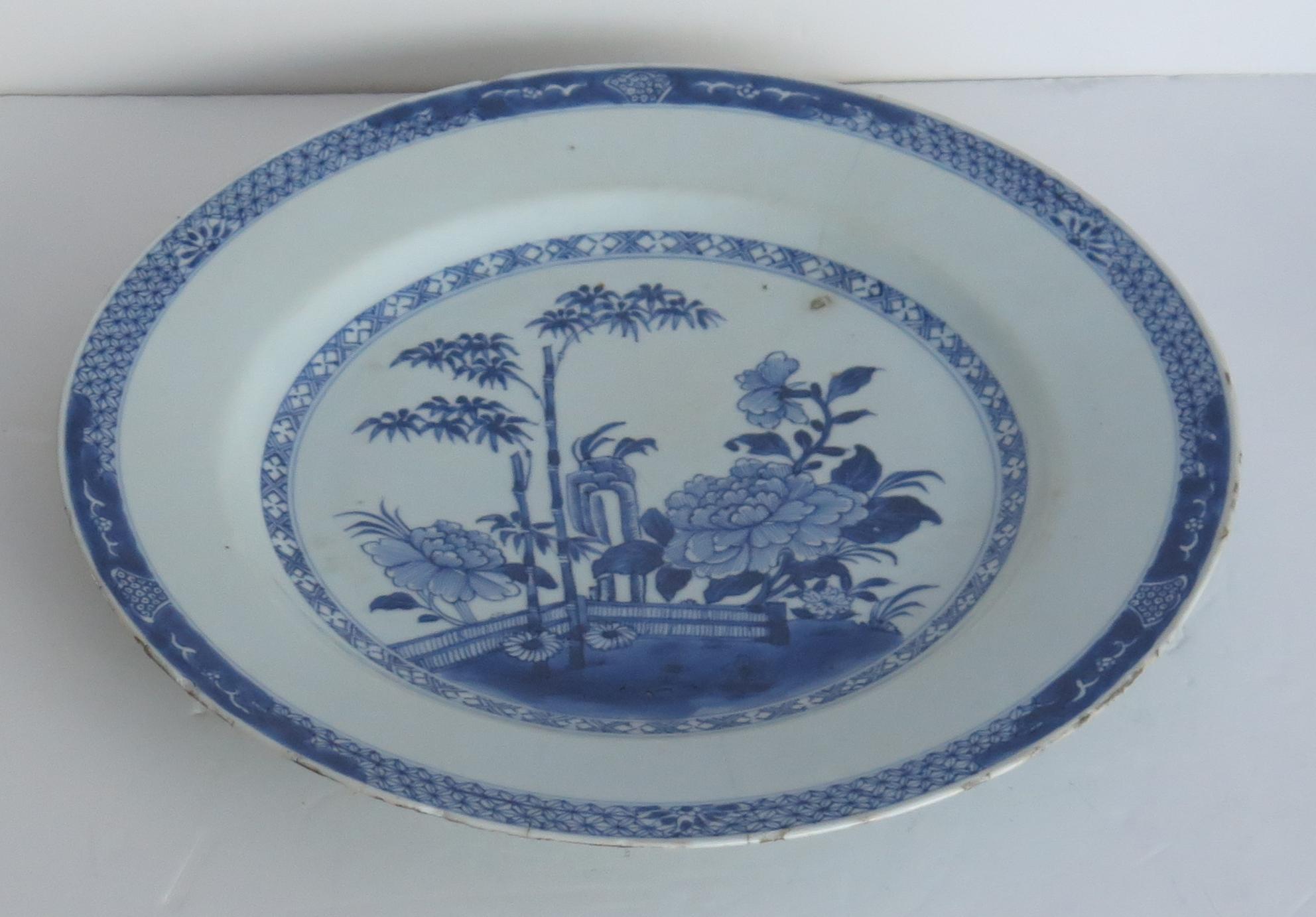 china blue plate