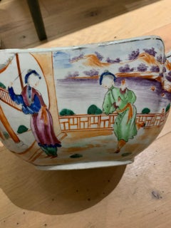 18th Century Chinese Porcelain Square Bowl