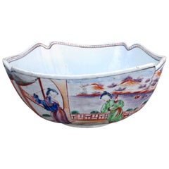 18th Century Chinese Porcelain Square Bowl