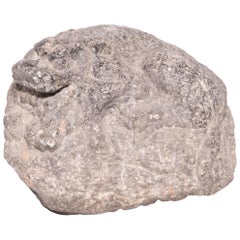 18th Century Chinese Reclining Water Dragon Stone