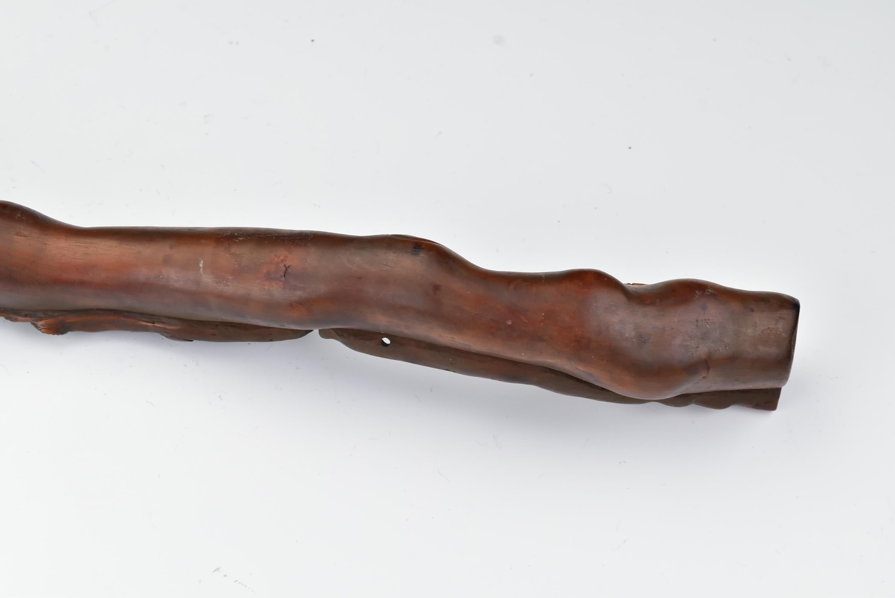 18th Century Chinese Ruyi Sceptre / Scepter with Carved Pine Tree and Rats 5