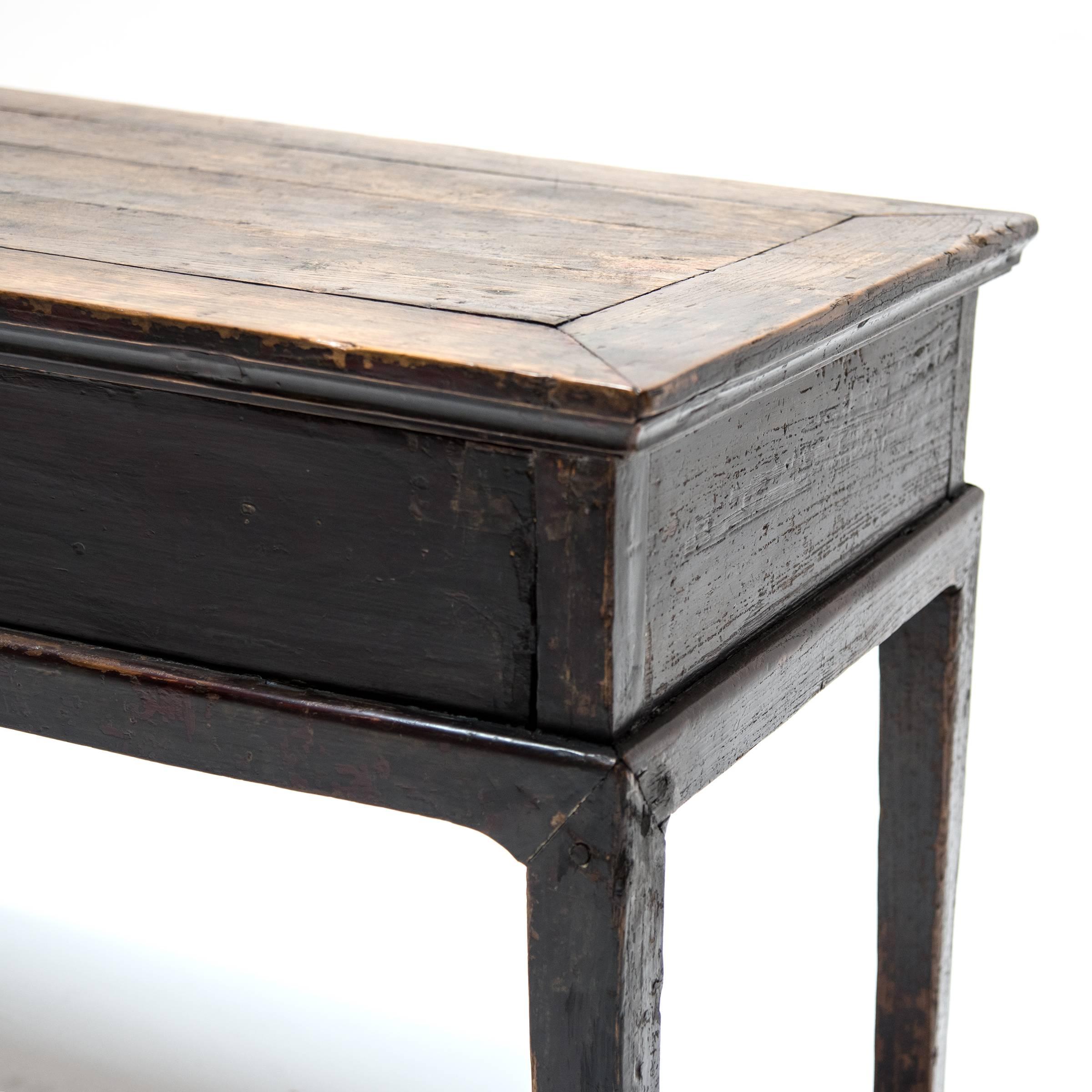 18th Century Chinese Two-Drawer Table 1