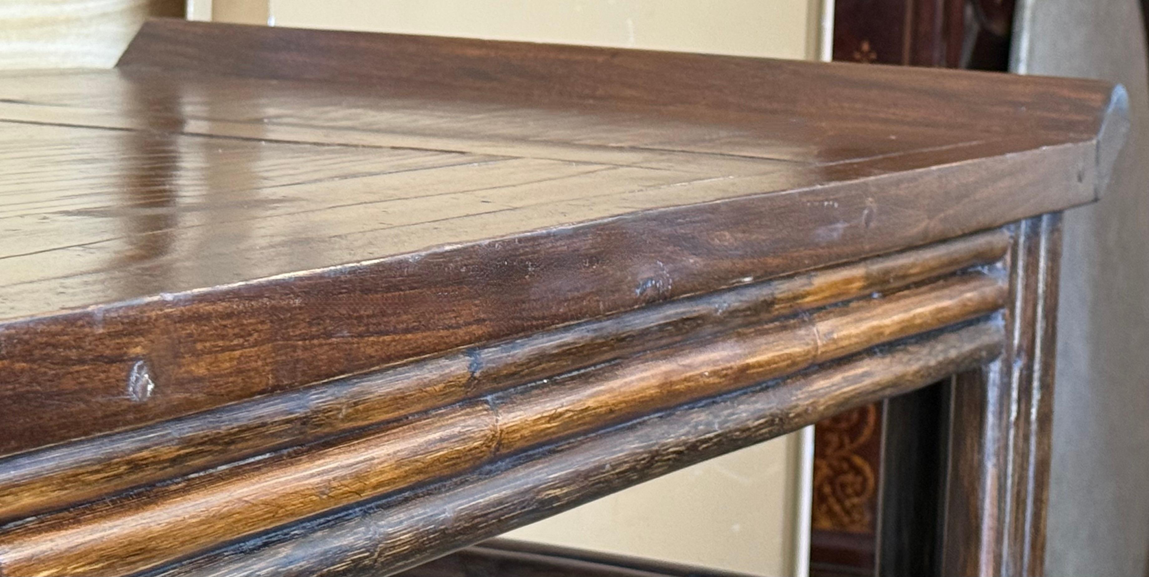 18th Century Chinese Walnut Altar Table For Sale 5