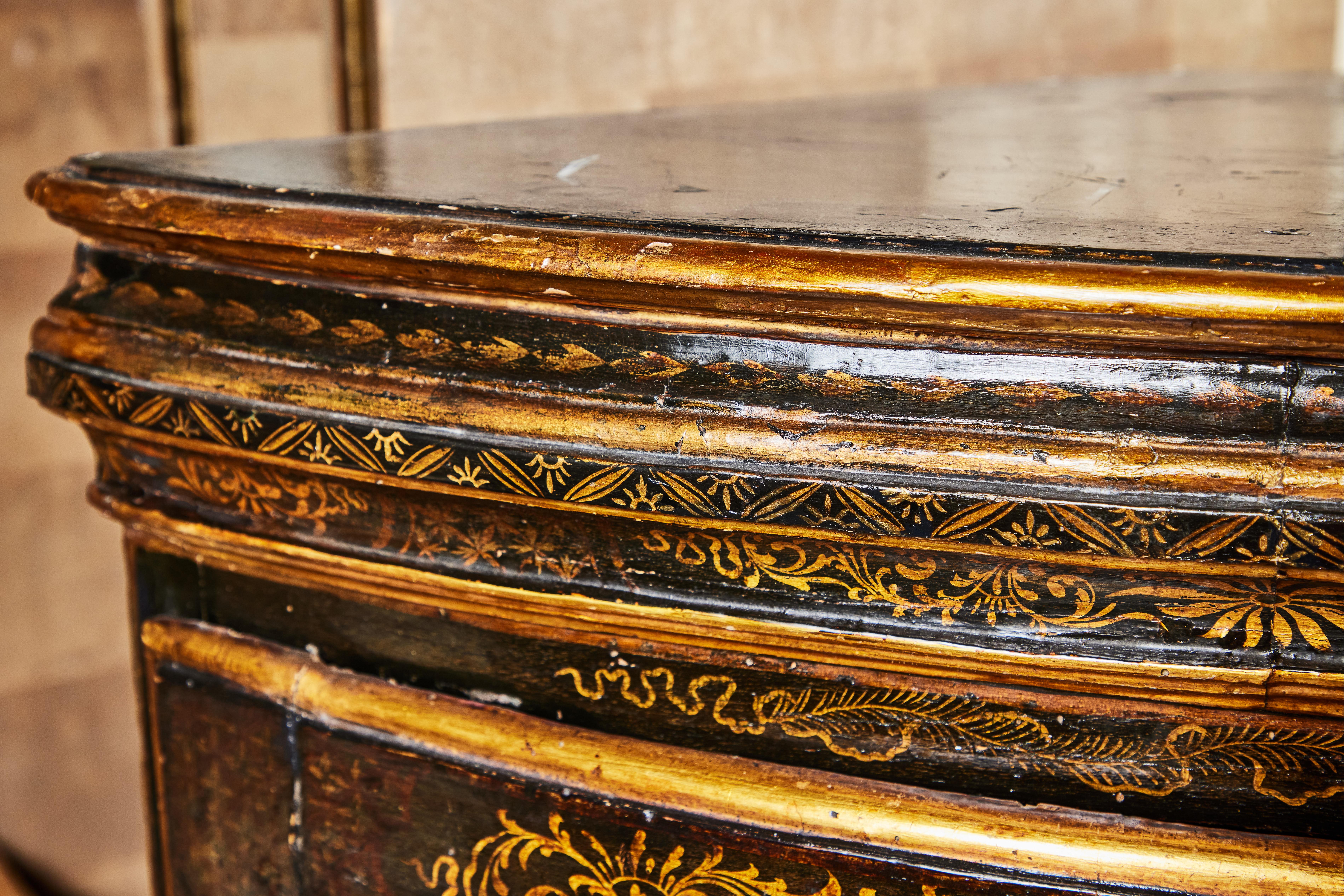 Mid-18th Century 18th Century, Chinoiserie Corner Cabinets For Sale