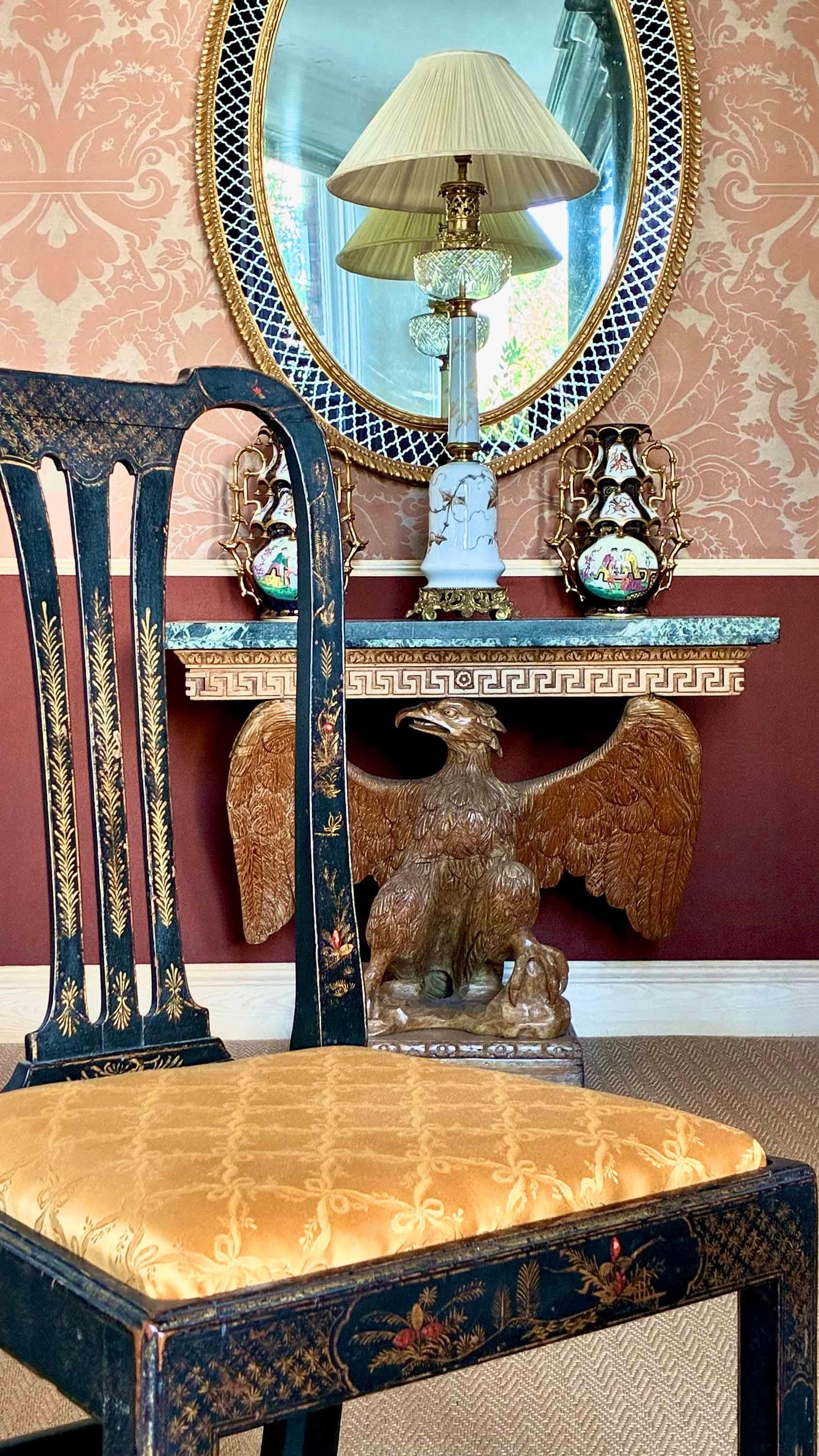 18th Century Chinoiserie Painted Chairs In Good Condition For Sale In Richmond, London
