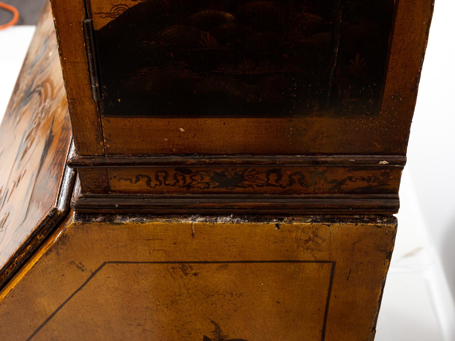 18th Century Chinoiserie Slant Front Desk 7