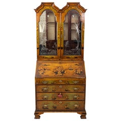 18th Century Chinoiserie Slant Front Desk