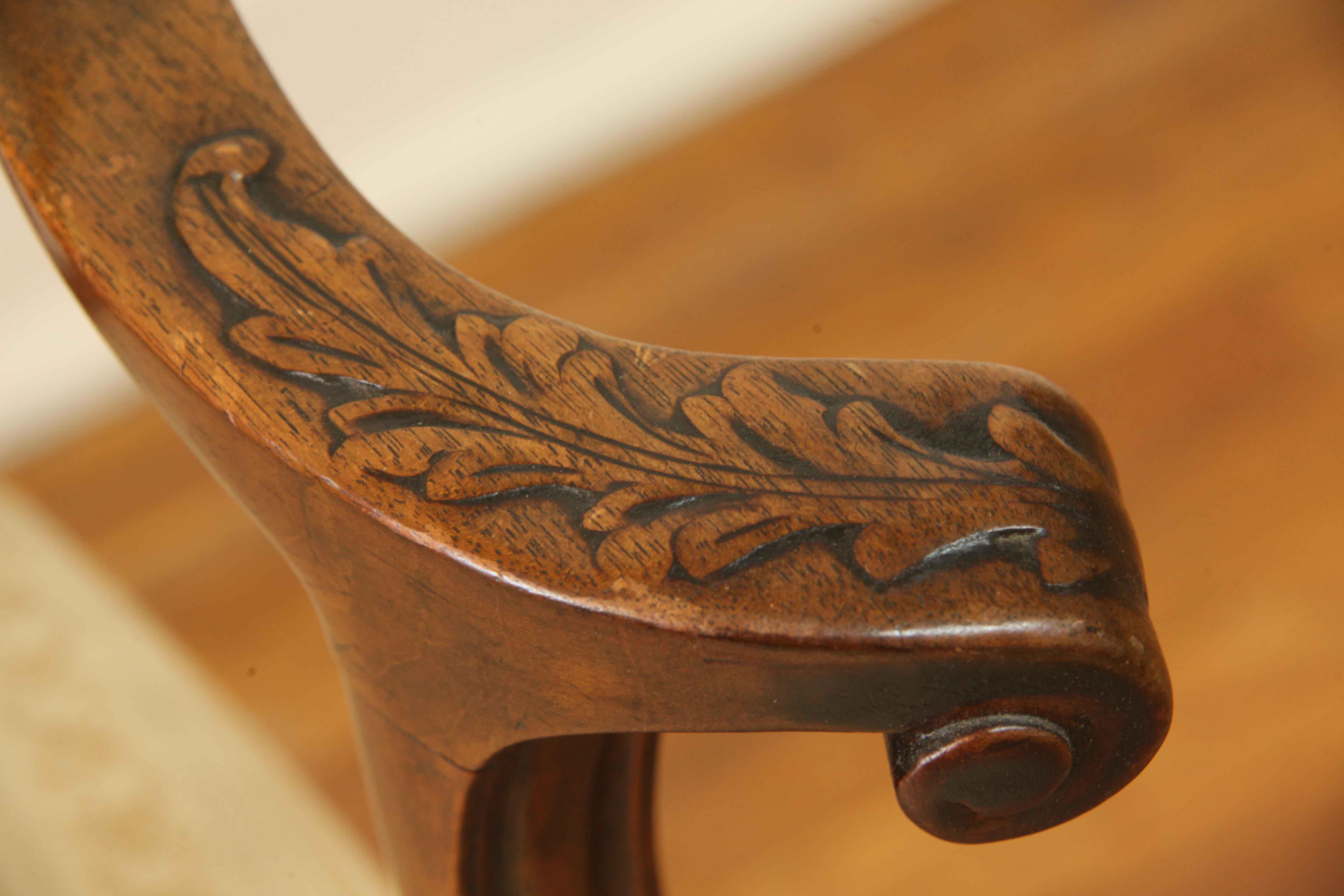 Chippendale-Sessel aus dem 18. Jahrhundert im Angebot 3
