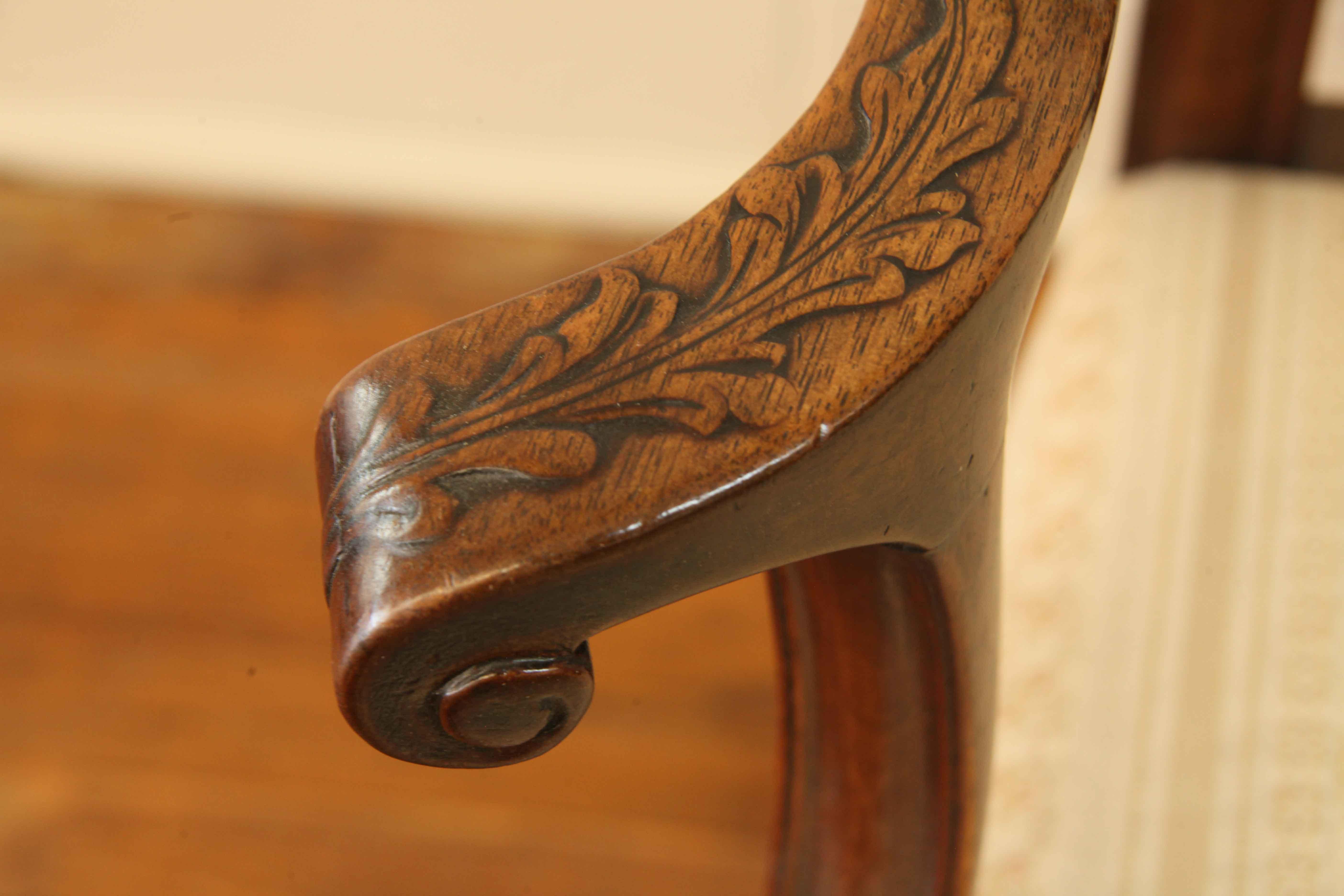 Chippendale-Sessel aus dem 18. Jahrhundert im Angebot 2