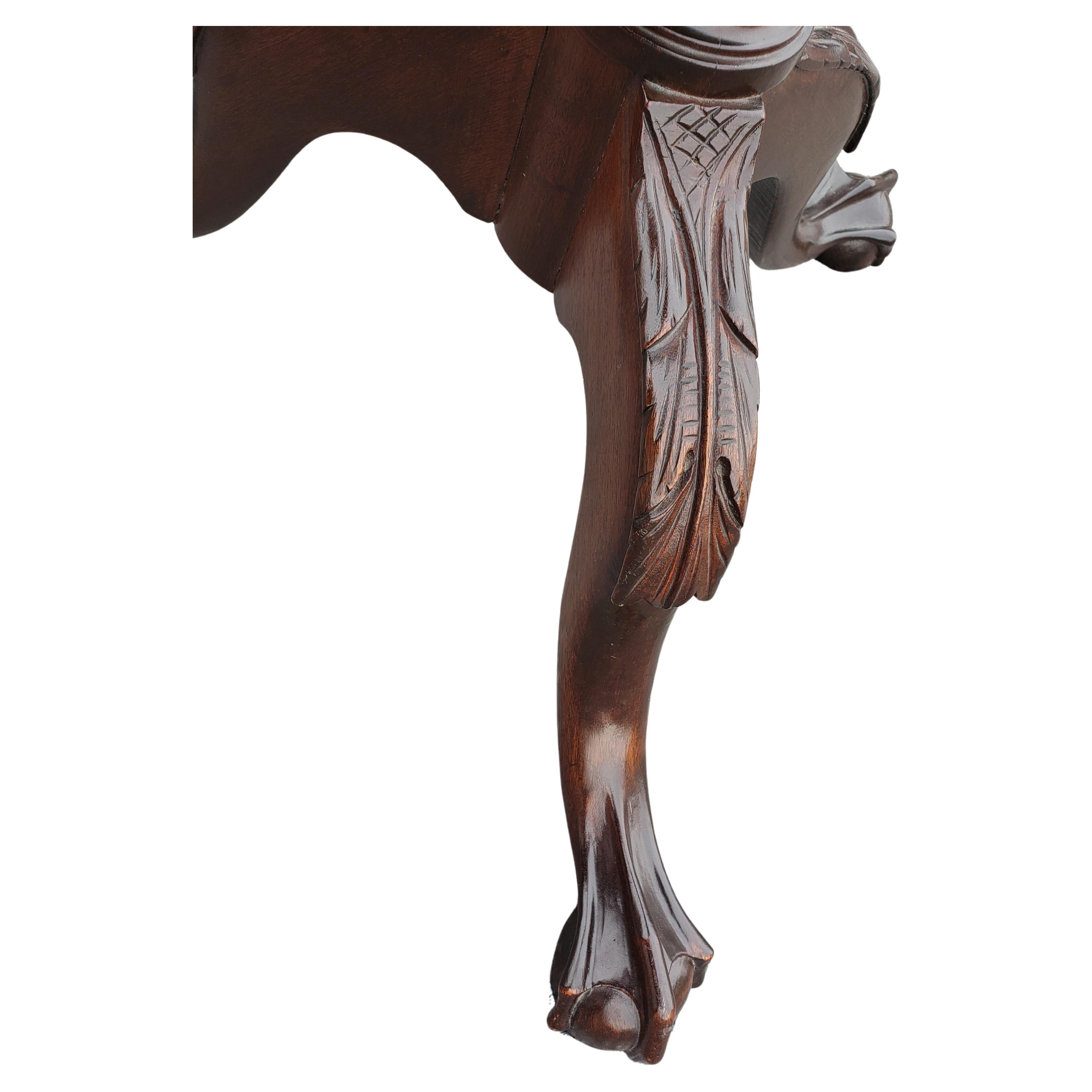 Mesa de té basculante de caoba Chippendale del siglo XVIII en venta 1