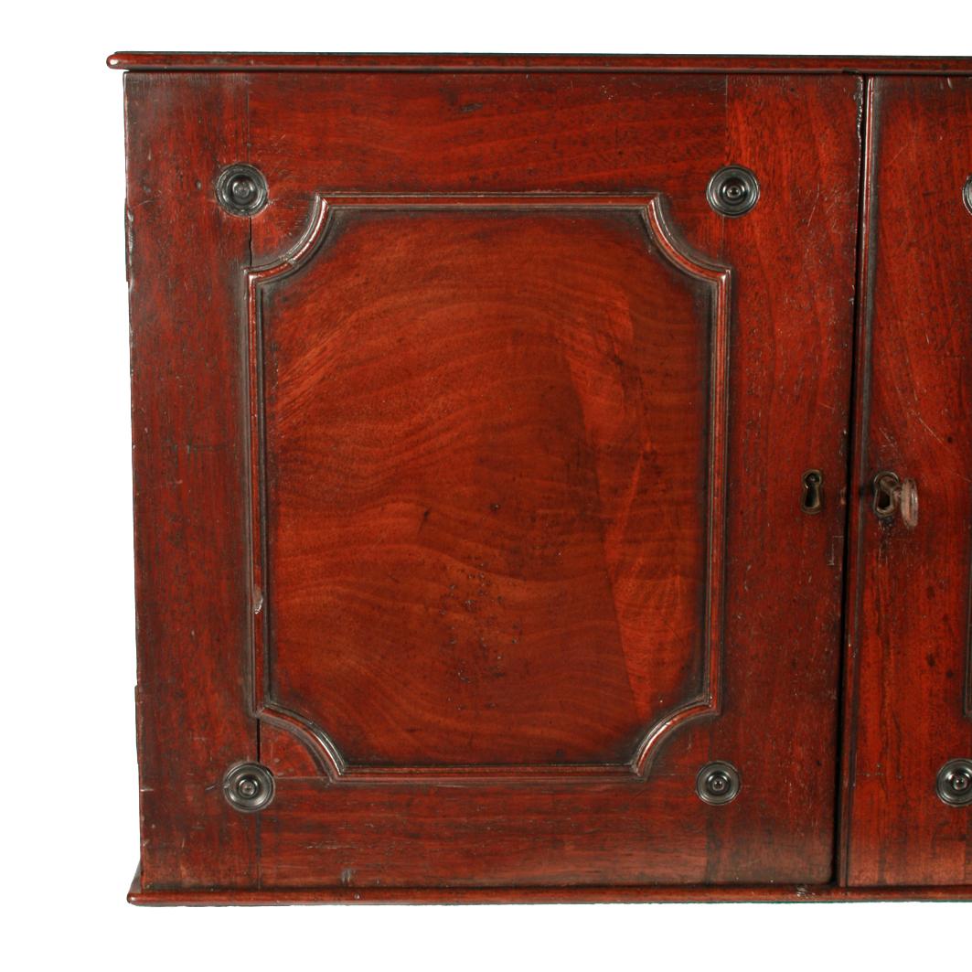 Mahogany 18th Century Chippendale Cabinet For Sale