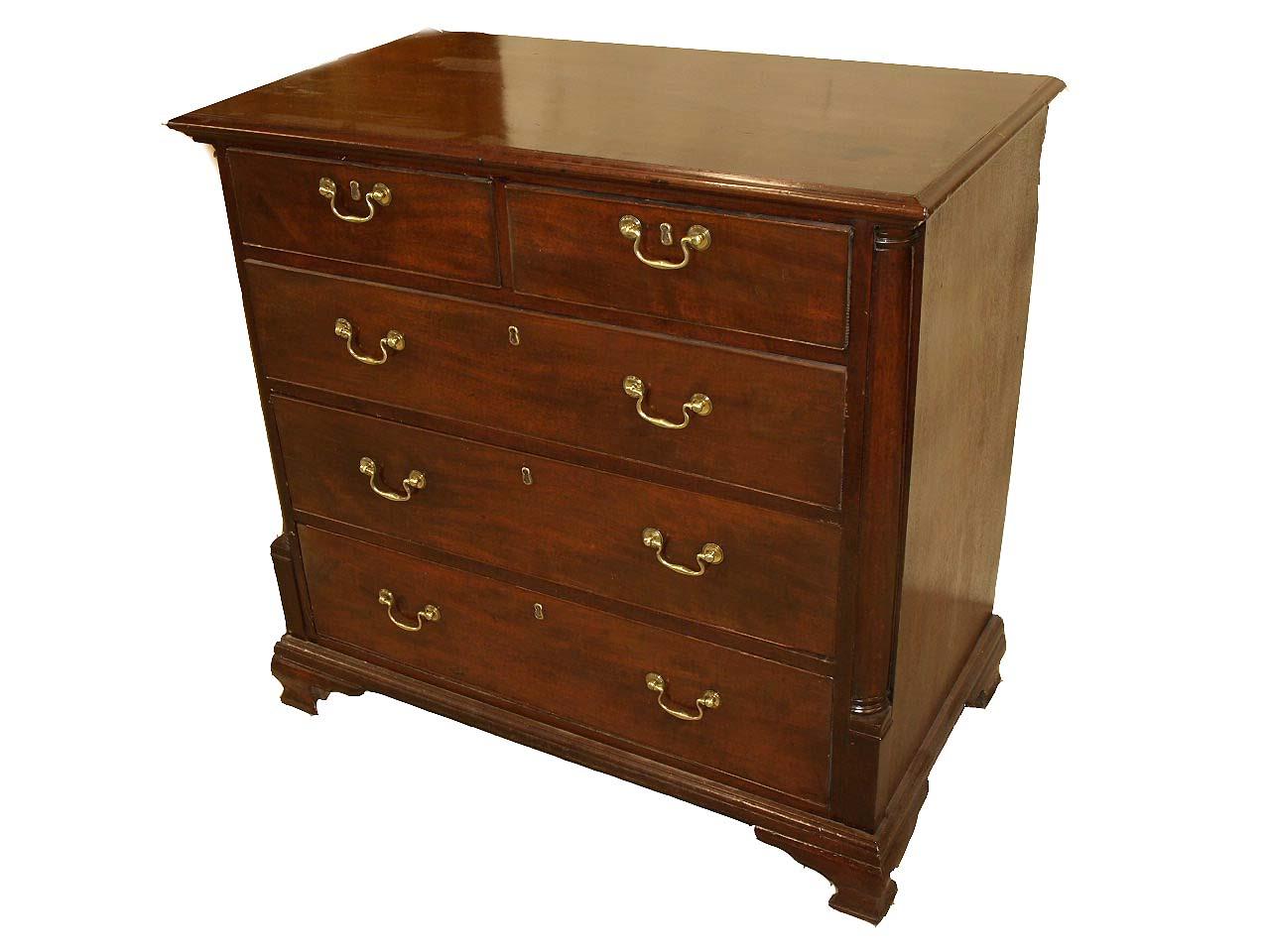 Late 18th Century 18th Century Chippendale Chest For Sale