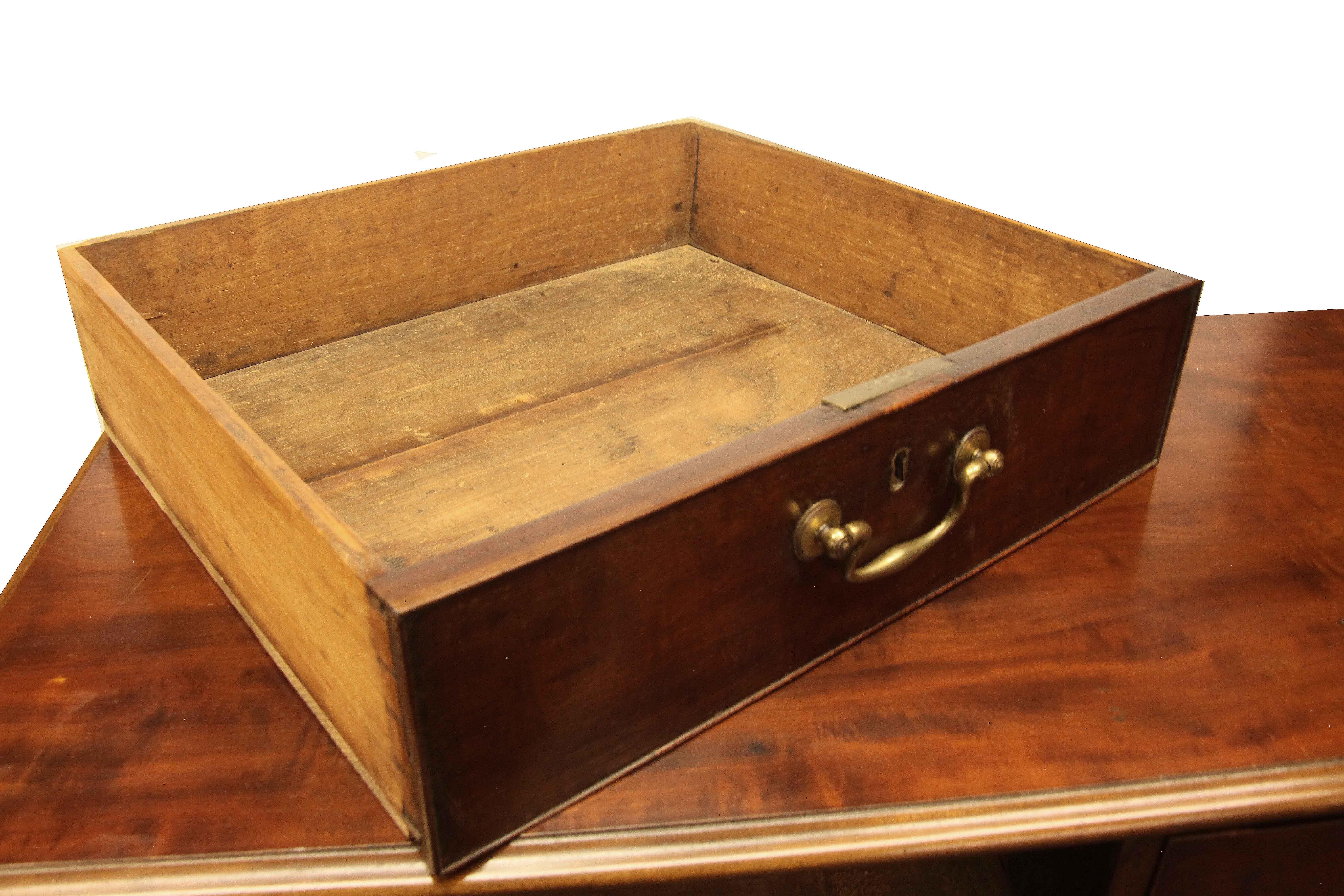 Brass 18th Century Chippendale Chest For Sale