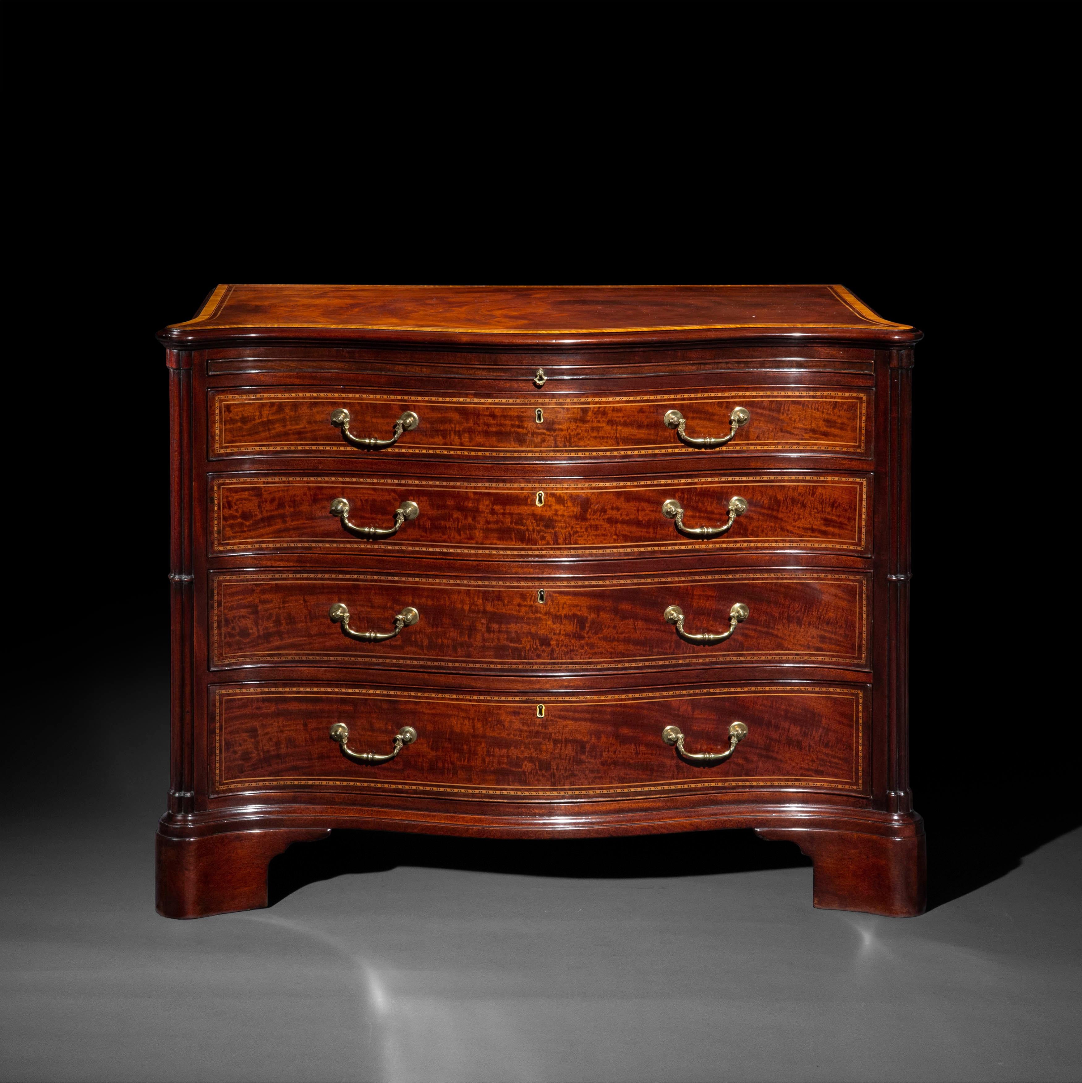 18th Century Chippendale Chest of Drawers For Sale 4