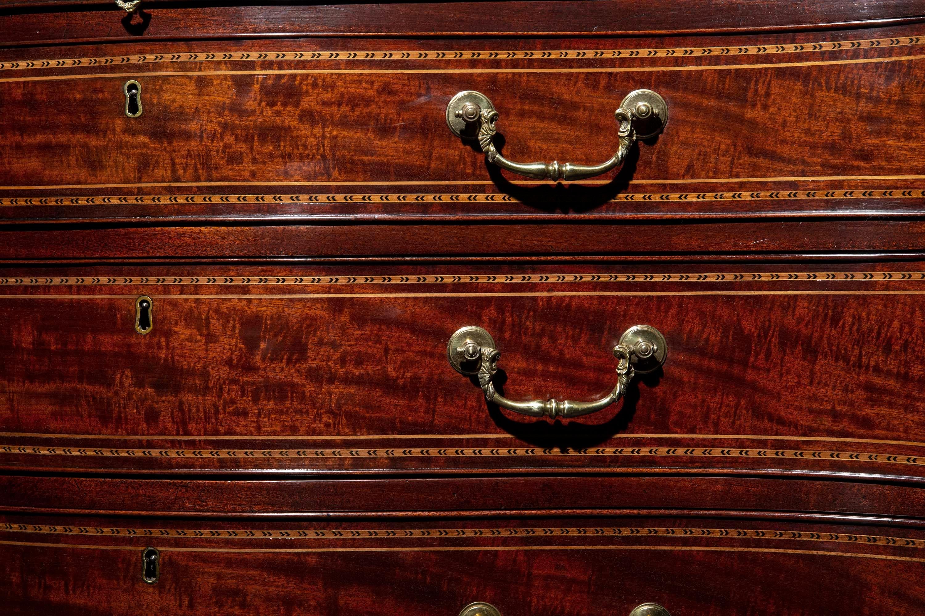 18th Century Chippendale Chest of Drawers For Sale 2