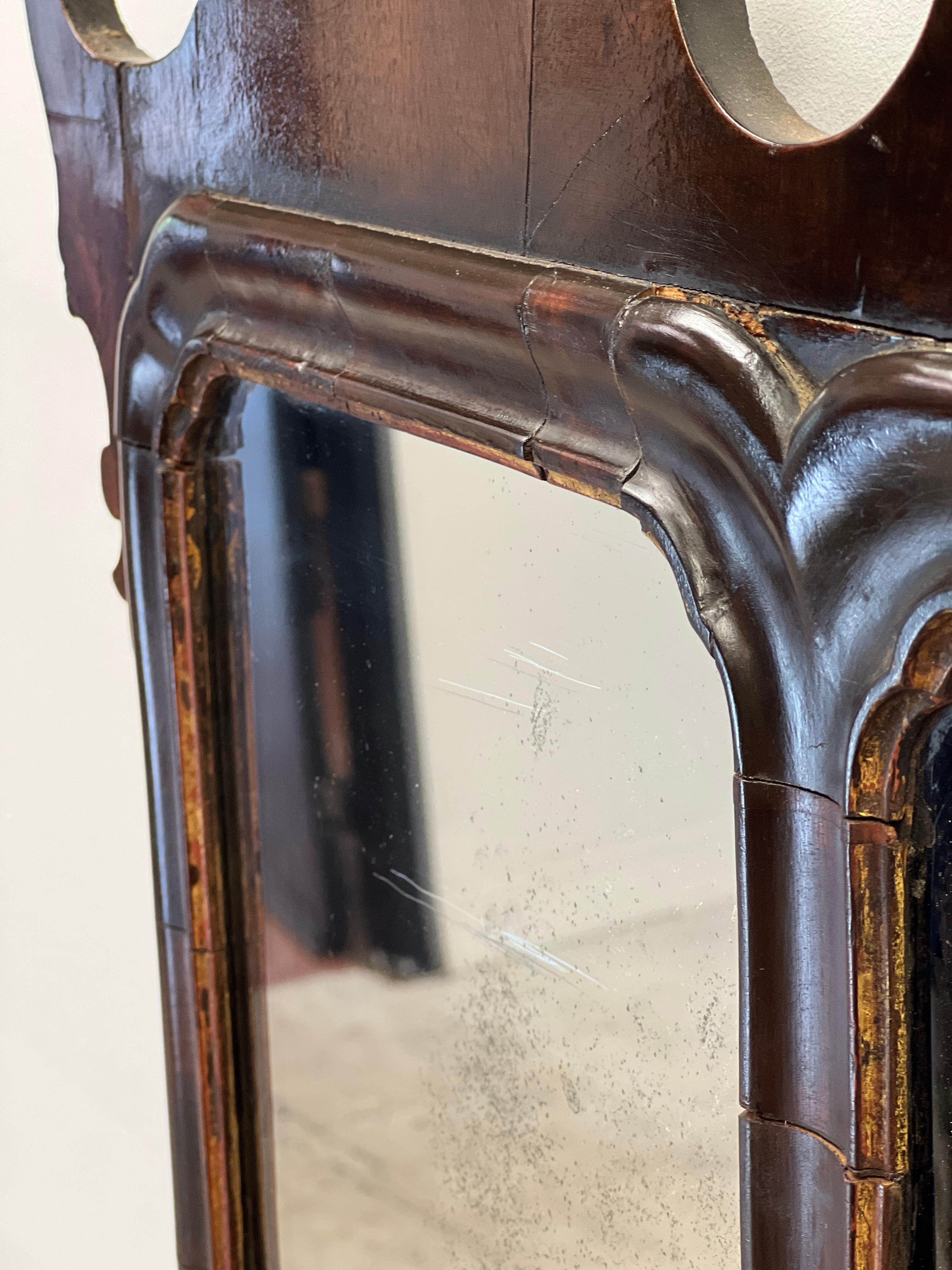 18th Century Chippendale English Mantel Mirror belonging to Lord Hillingdon For Sale 7