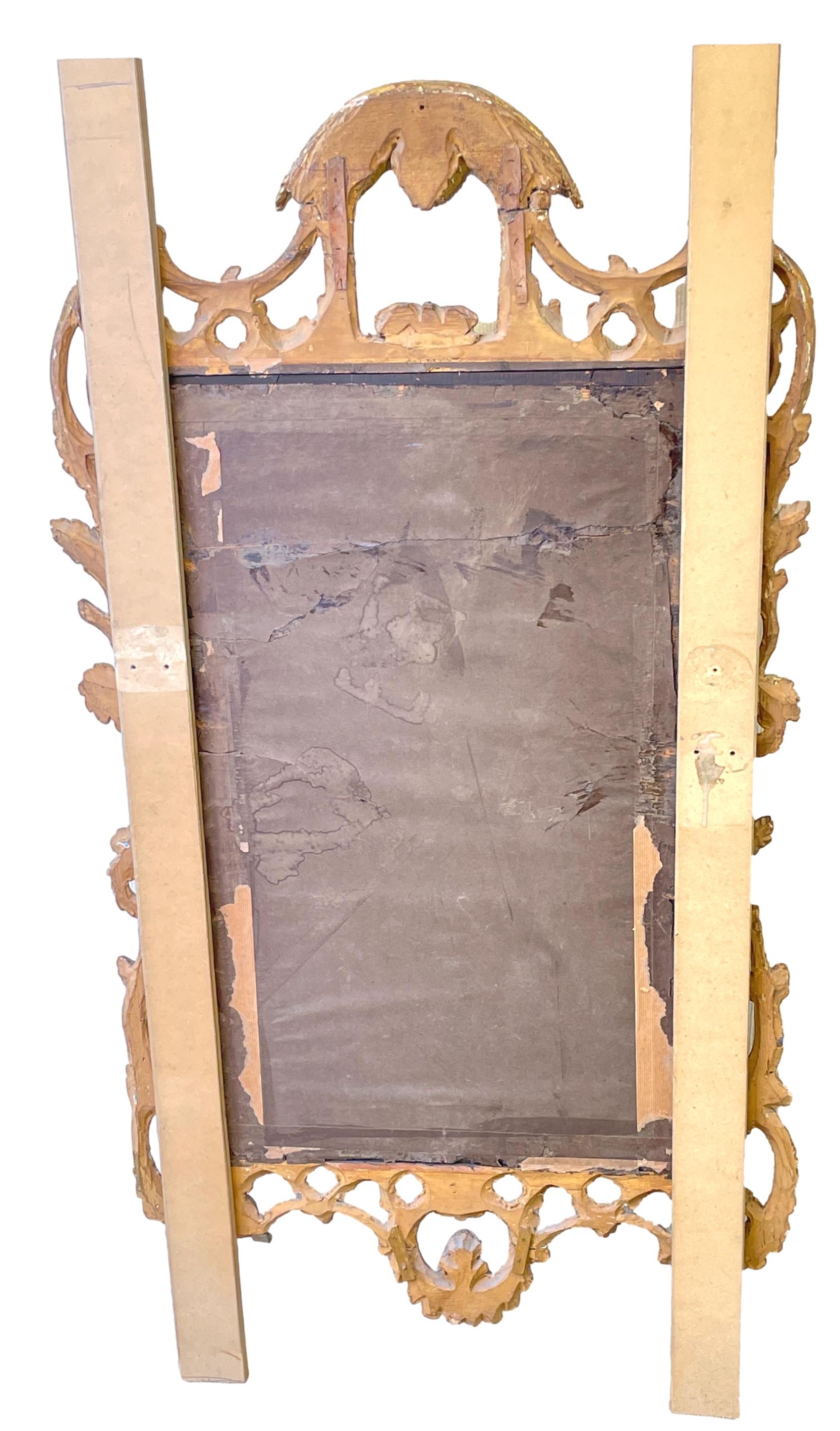 18th Century Chippendale Gilt Mirror 2