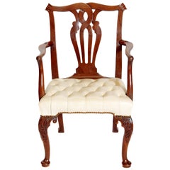 18th Century Chippendale Mahogany Armchair