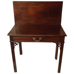 Antique 18th Century Chippendale Mahogany Card Table