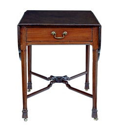 18th Century chippendale mahogany pembroke table