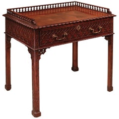 18th Century Chippendale Mahogany Side Table
