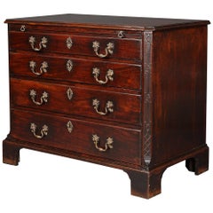 18th Century Chippendale Period Mahogany Chest with Slide