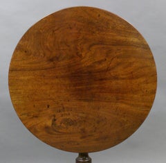 18th Century Chippendale Period Mahogany Tripod Table on Cabriole Base
