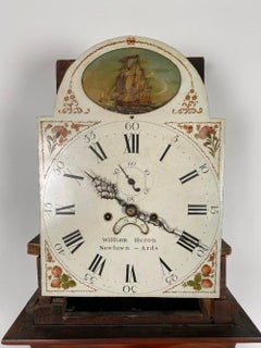 18th Century Chippendale Tall Case Clock with Rocking Ship Automaton