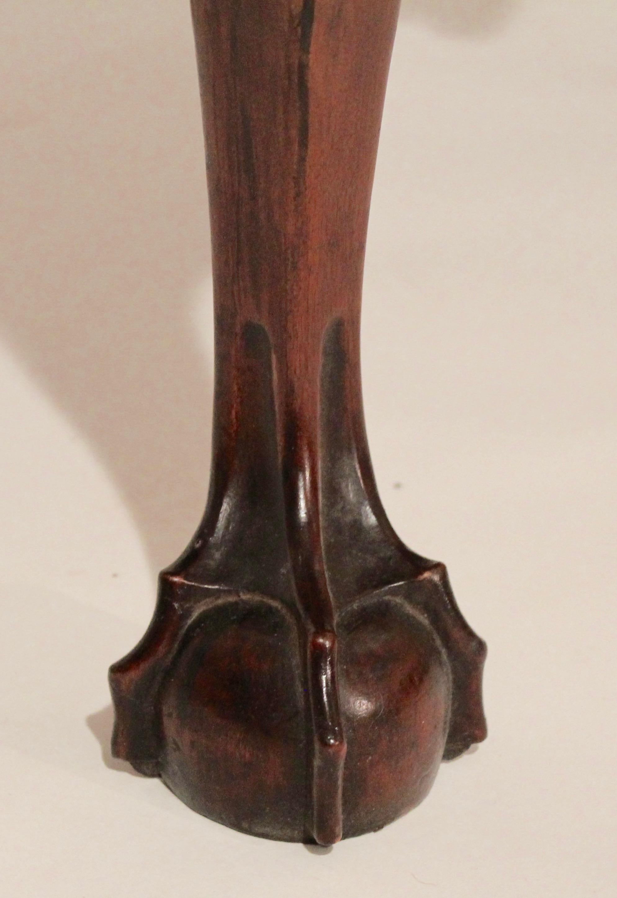 18. Jahrhundert Chippendale-Schminktisch aus Nussbaumholz (amerikanisch) im Angebot