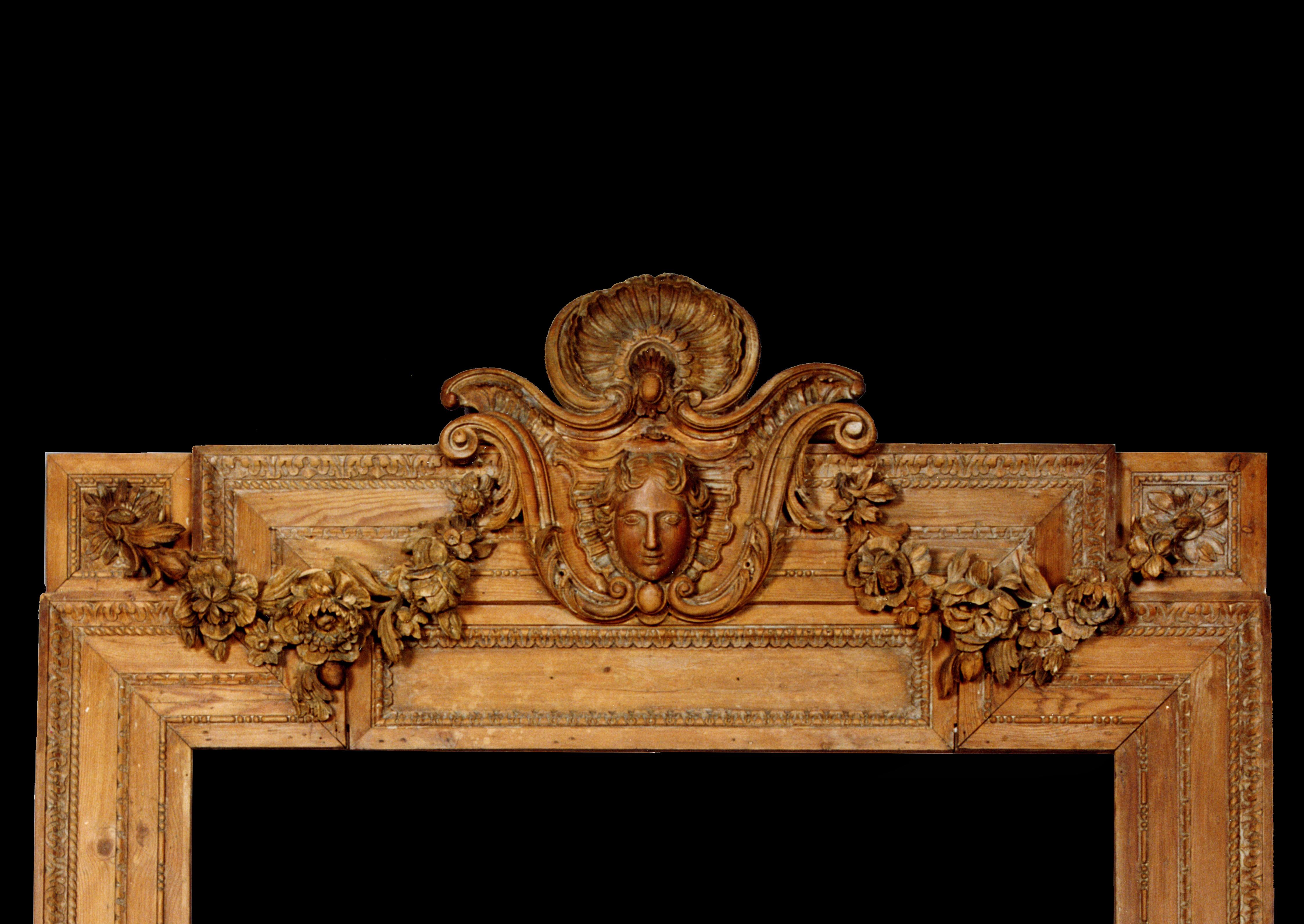 18th Century 'circa 1720' George II Pine Doorway In Good Condition For Sale In London, GB