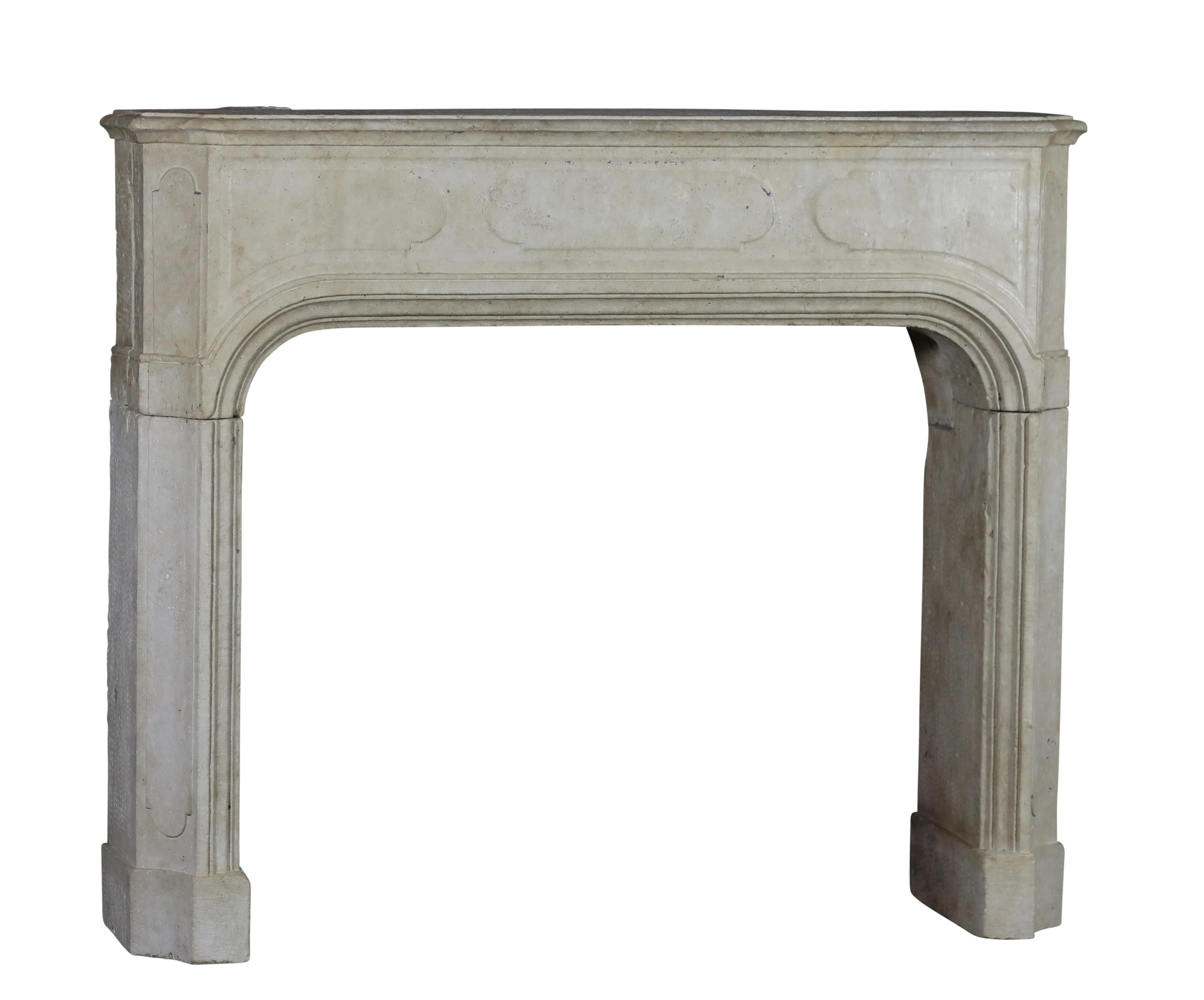 French 18th Century City Palace Fireplace Mantle With Original Grand Wear  For Sale