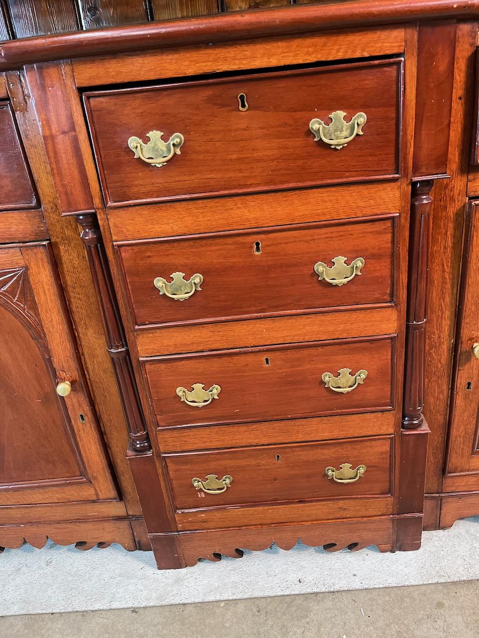 Georgian 18th Century Classic Welsh Dresser. For Sale