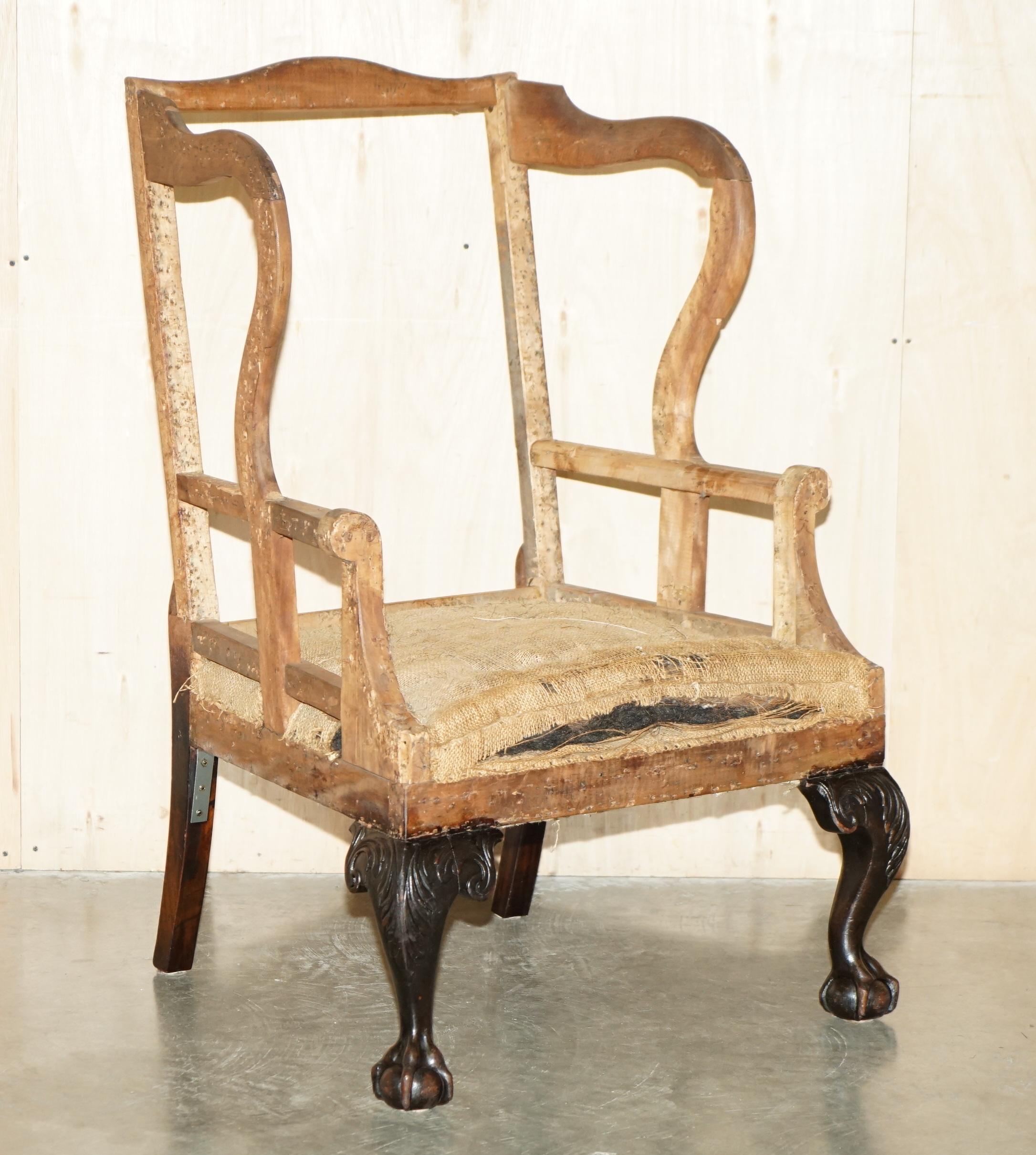Royal House Antiques

Royal House Antiques is delighted to offer for sale this stunning, stripped back circa 1780-1800 Georgian Claw & Ball carved wingback armchair frame

Please note the delivery fee listed is just a guide, it covers within the M25