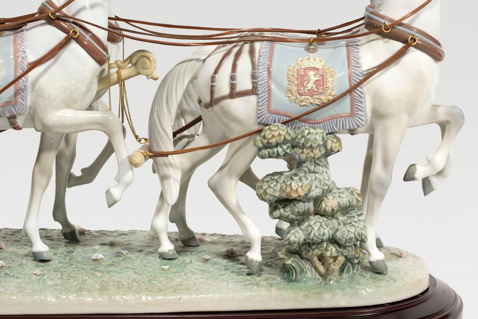 Lladro Francesco Catala 18ème siècle Coach Porcelaine Ecole de Vatala Ltd Ed. en vente 2