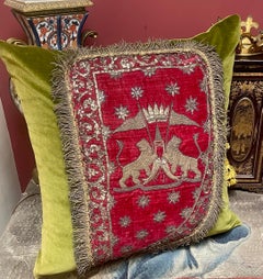18th Century Coat of Arms Pillow