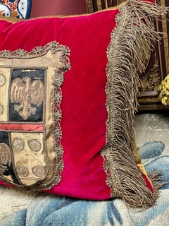 18th Century Coat of Arms Pillow