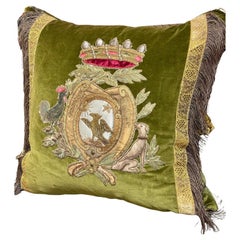 18th Century Coat of Arms Pillow