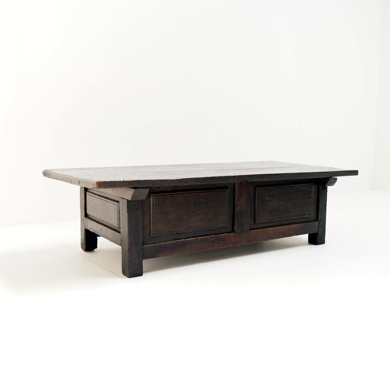 18th Century Coffee Table made from a Banker or Merchant’s Table For Sale 4