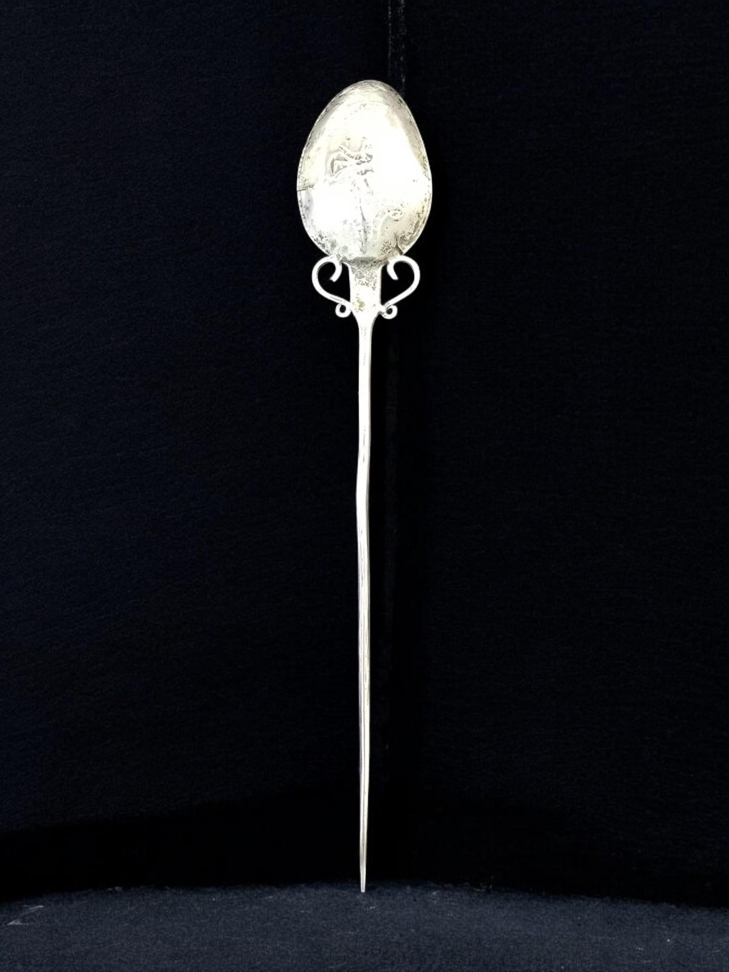 Haarnadel aus Silber aus der Kolonialzeit des 18. Jahrhunderts - Peru 6