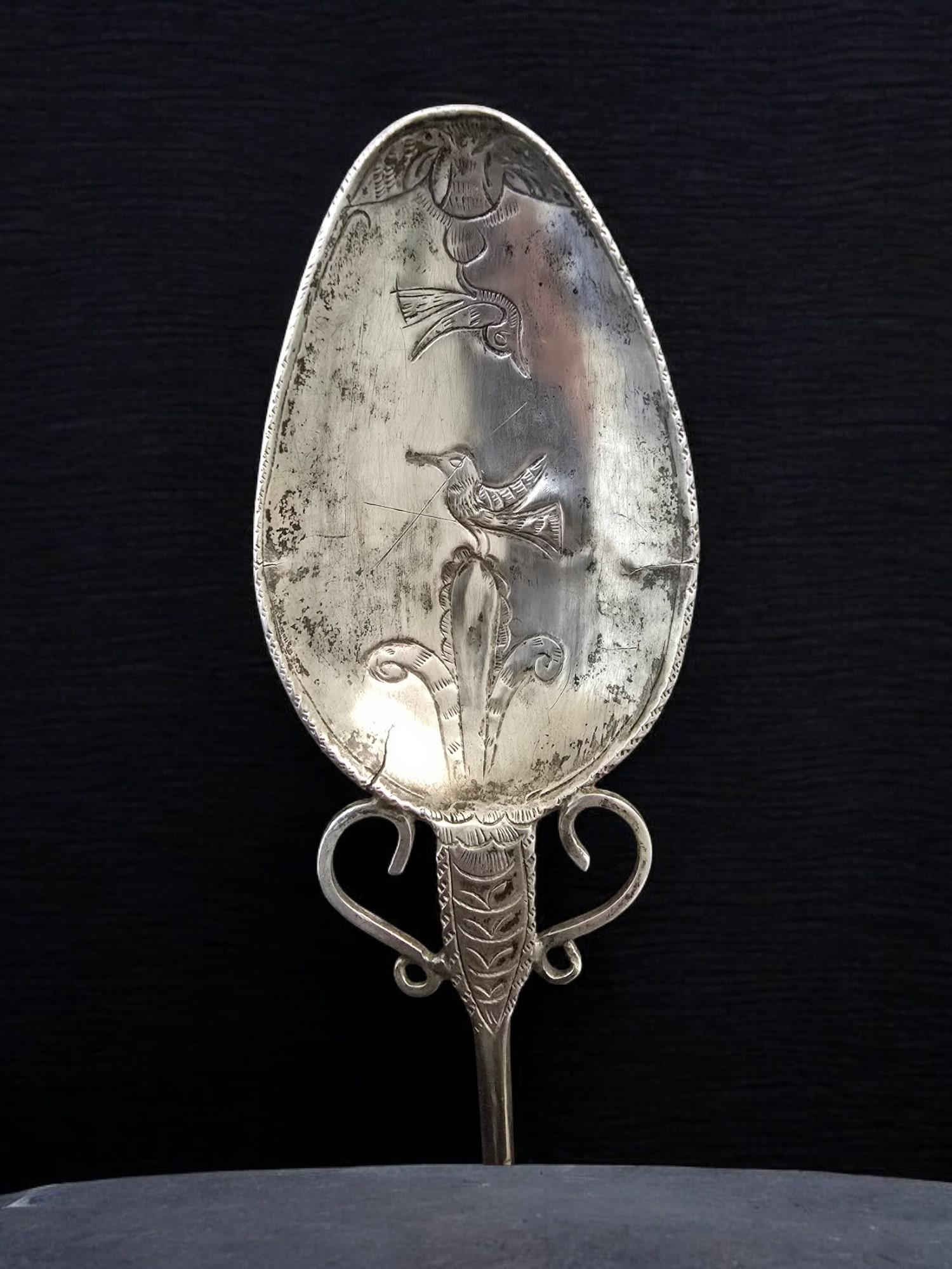 Haarnadel aus Silber aus der Kolonialzeit des 18. Jahrhunderts - Peru 8