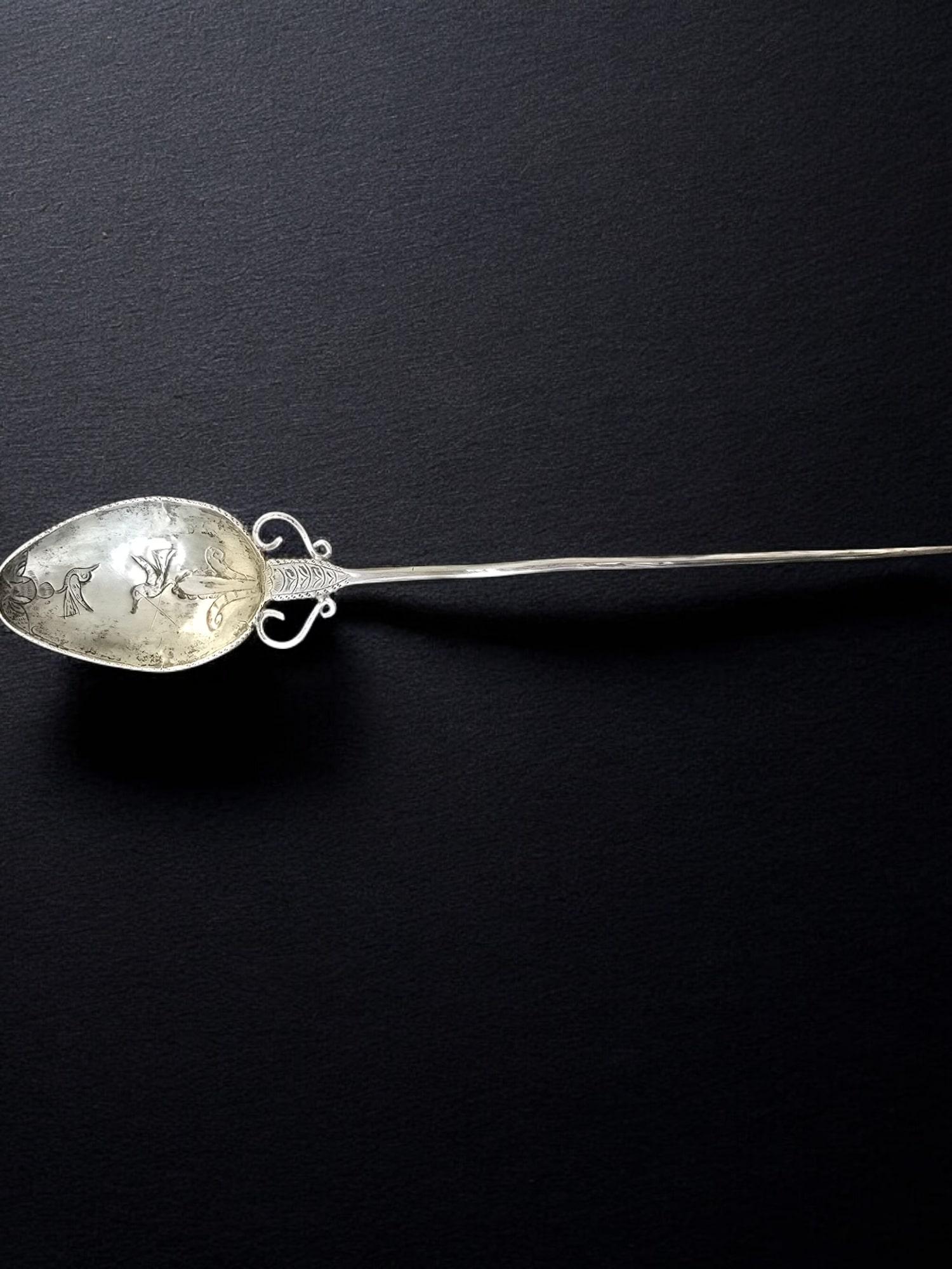 Haarnadel aus Silber aus der Kolonialzeit des 18. Jahrhunderts - Peru 1