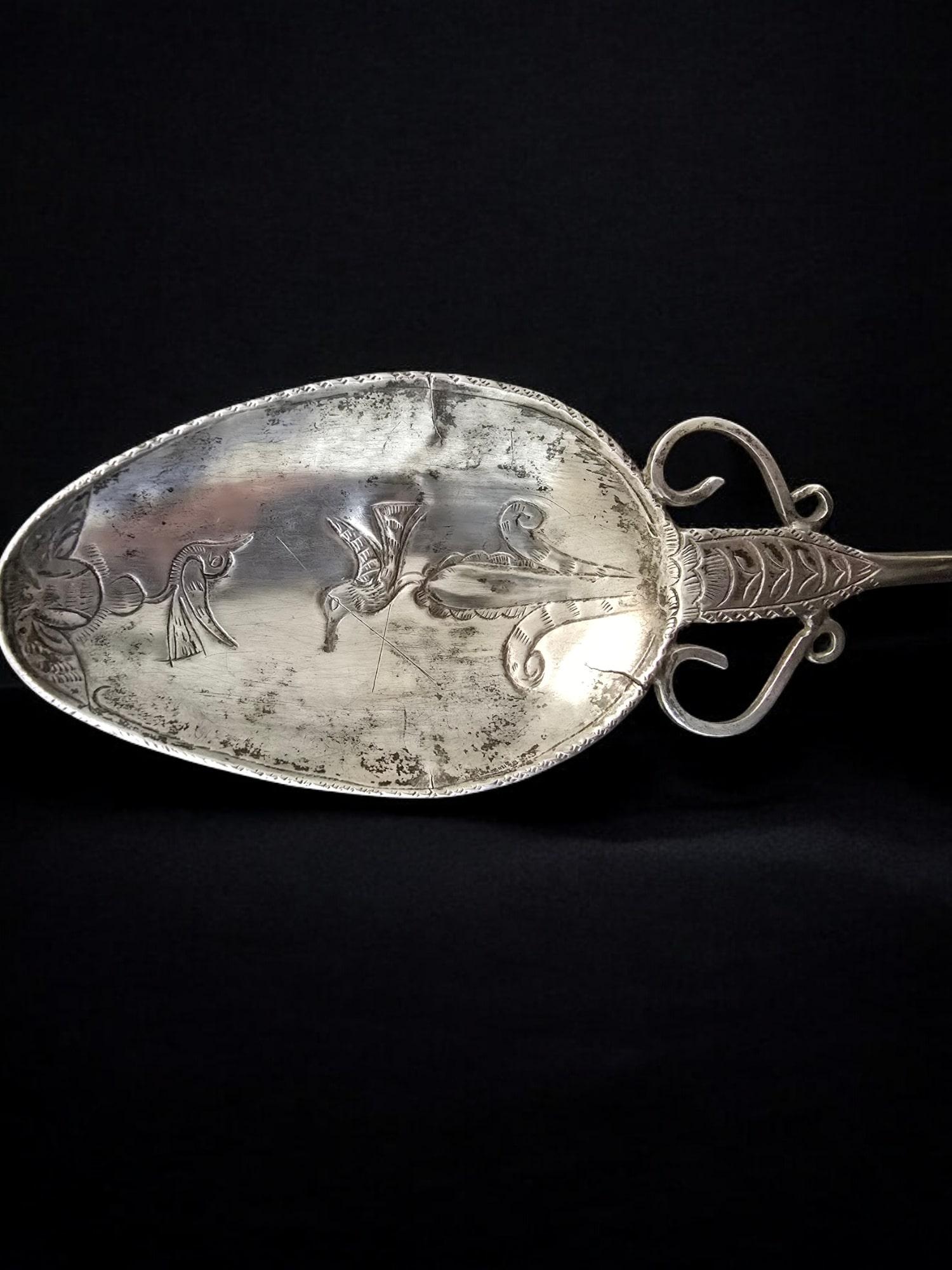 Haarnadel aus Silber aus der Kolonialzeit des 18. Jahrhunderts - Peru 2