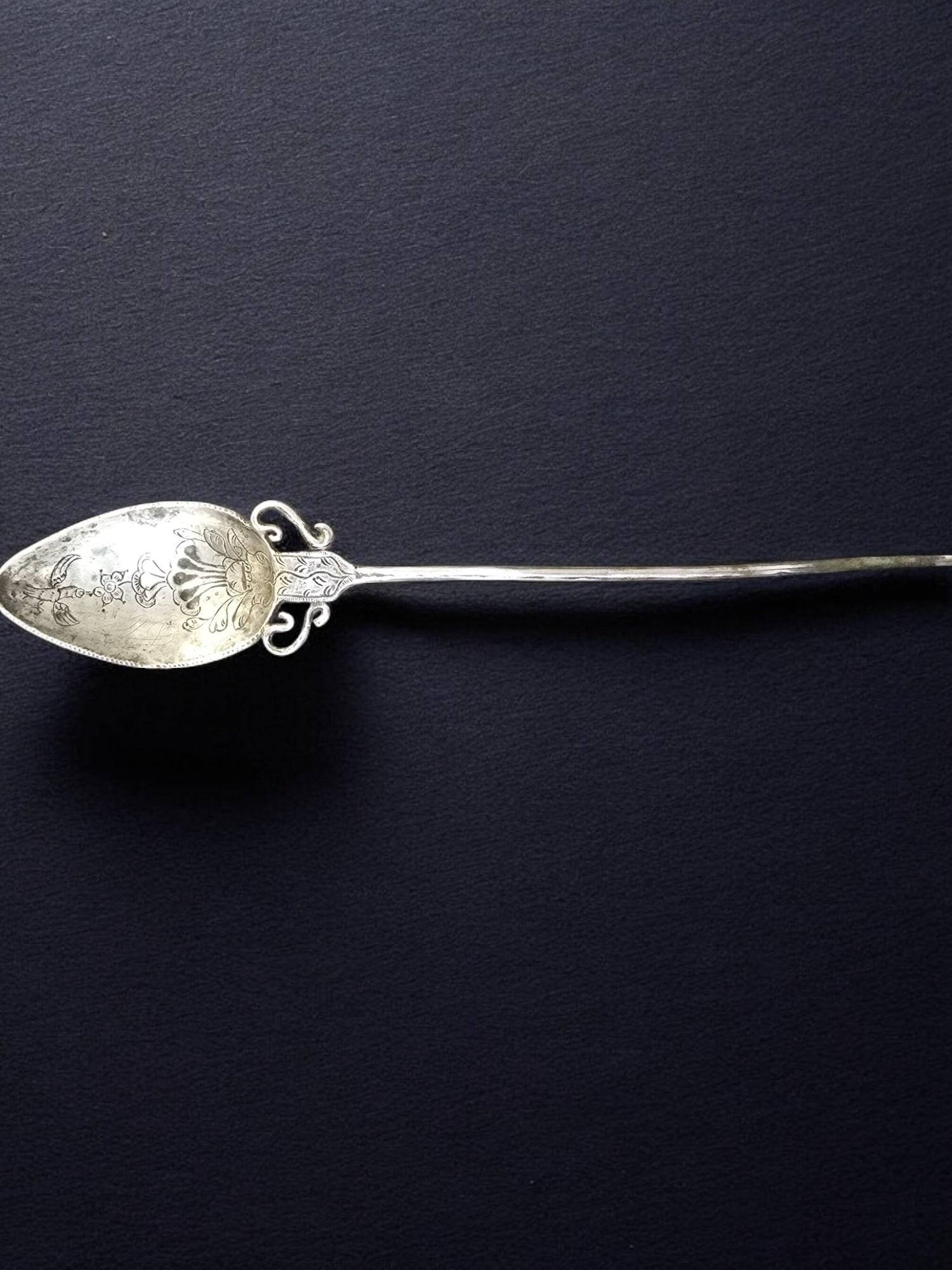 Haarnadel aus Silber aus der Kolonialzeit des 18. Jahrhunderts - Peru 2