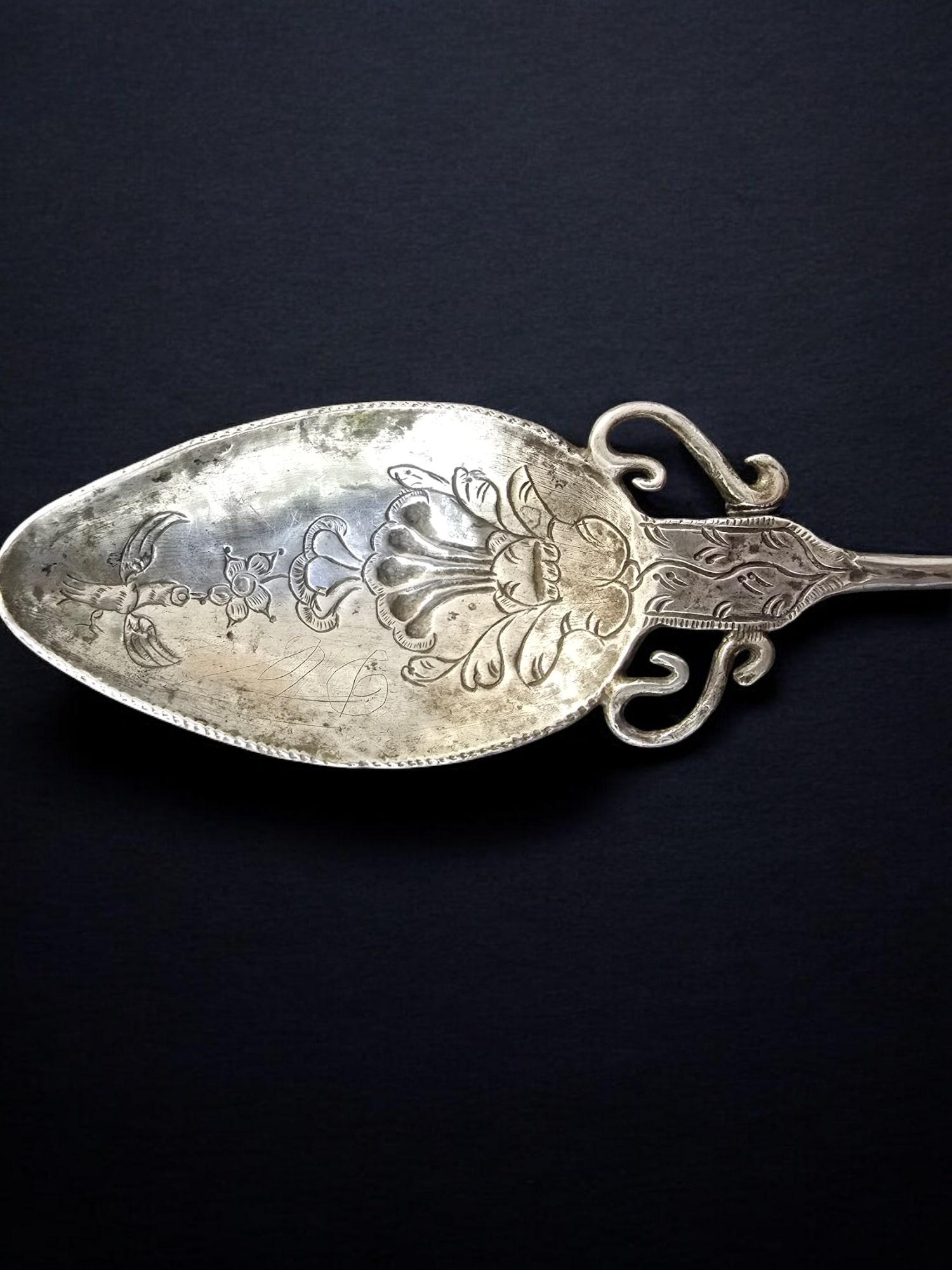 Haarnadel aus Silber aus der Kolonialzeit des 18. Jahrhunderts - Peru 3