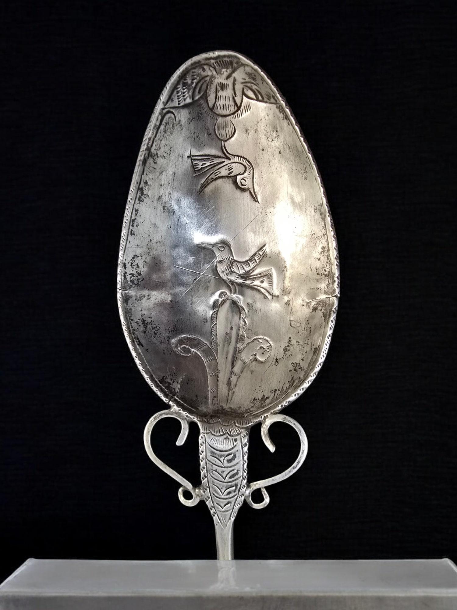 Haarnadel aus Silber aus der Kolonialzeit des 18. Jahrhunderts - Peru 4