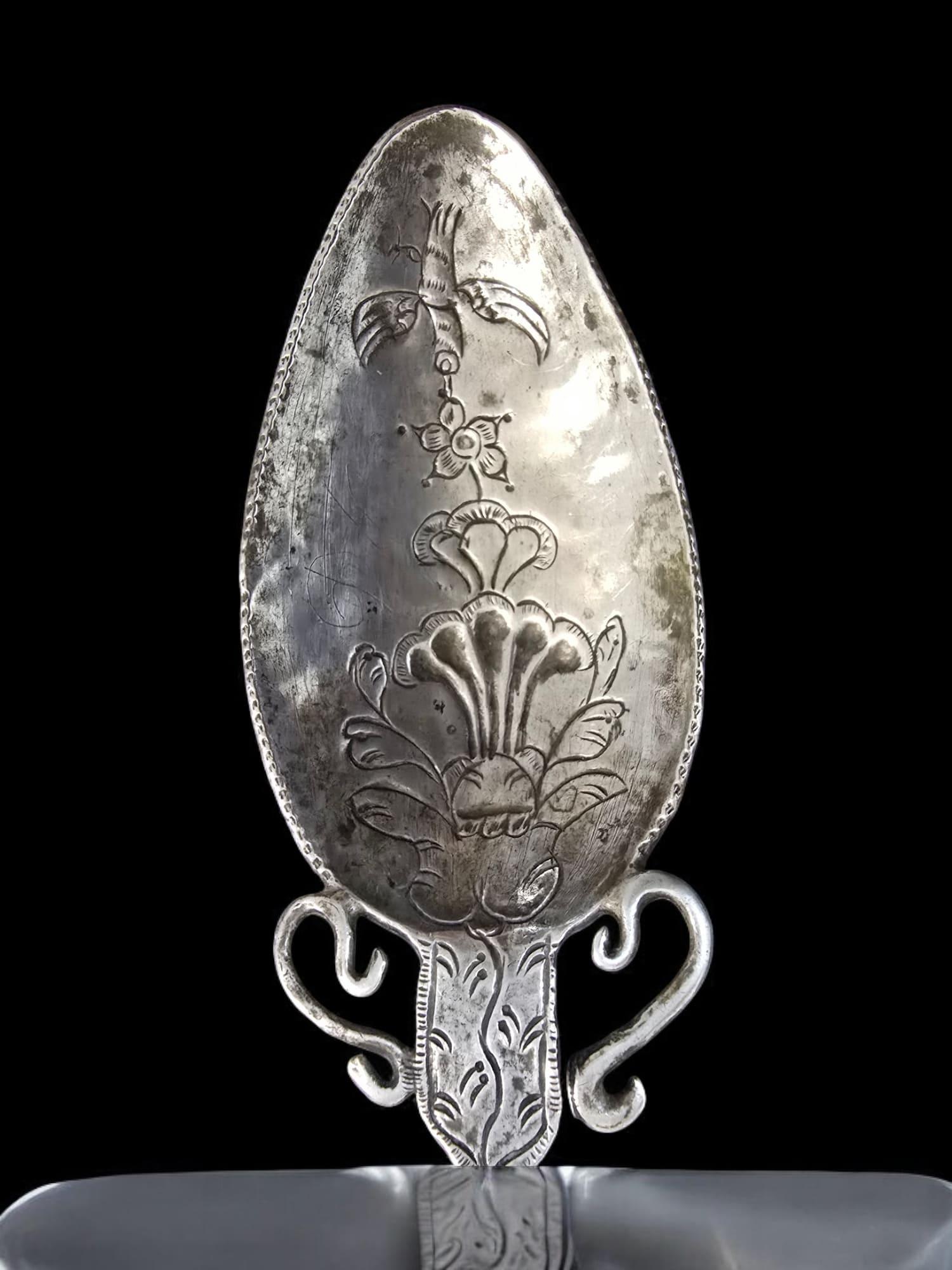Haarnadel aus Silber aus der Kolonialzeit des 18. Jahrhunderts - Peru 4